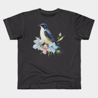 columbine flower Kids T-Shirt